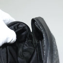 PRADA Pouch Wool Black Auth 132085-19