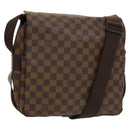 LOUIS VUITTON Damier Ebene Naviglio Shoulder Bag N45255 LV Auth 132103-1