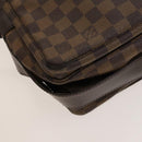 LOUIS VUITTON Damier Ebene Naviglio Shoulder Bag N45255 LV Auth 132103-11
