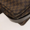 LOUIS VUITTON Damier Ebene Naviglio Shoulder Bag N45255 LV Auth 132103-13