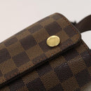 LOUIS VUITTON Damier Ebene Naviglio Shoulder Bag N45255 LV Auth 132103-14