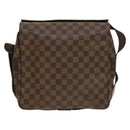 LOUIS VUITTON Damier Ebene Naviglio Shoulder Bag N45255 LV Auth 132103-3