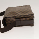 LOUIS VUITTON Damier Ebene Naviglio Shoulder Bag N45255 LV Auth 132103-5