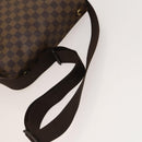 LOUIS VUITTON Damier Ebene Naviglio Shoulder Bag N45255 LV Auth 132103-7