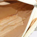 BURBERRY Nova Check Tote Bag Canvas Beige Silver Auth 132111-17