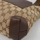 GUCCI GG Canvas Tote Bag Beige 019 0402 Auth 132112-8