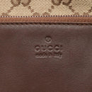 GUCCI GG Canvas Tote Bag Beige 019 0402 Auth 132112-18
