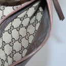 GUCCI GG Canvas Tote Bag Beige 019 0402 Auth 132112-11