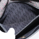 SAINT LAURENT Shoulder Bag PVC Gray Gold Auth 132120-20