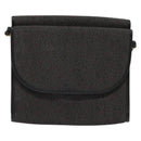 SAINT LAURENT Shoulder Bag PVC Gray Gold Auth 132120-2