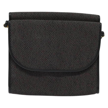 SAINT LAURENT Shoulder Bag PVC Gray Gold Auth 132120 - 0