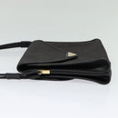 SAINT LAURENT Shoulder Bag PVC Gray Gold Auth 132120-3