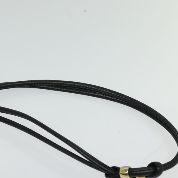 SAINT LAURENT Shoulder Bag PVC Gray Gold Auth 132120