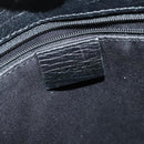 GUCCI GG Canvas Hand Bag Black Silver 106251 214397 Auth 132133-17