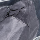 GUCCI GG Canvas Hand Bag Black Silver 106251 214397 Auth 132133-18