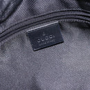 GUCCI GG Canvas Shoulder Bag Black Gold 000 0851 3754 Auth 132140-17