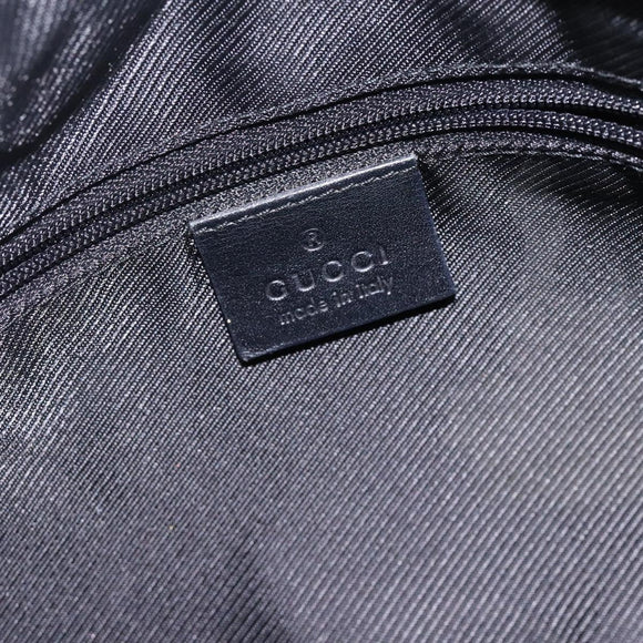 GUCCI GG Canvas Shoulder Bag Black Gold 000 0851 3754 Auth 132140