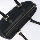 GUCCI GG Canvas Shoulder Bag Black Gold 000 0851 3754 Auth 132140-6