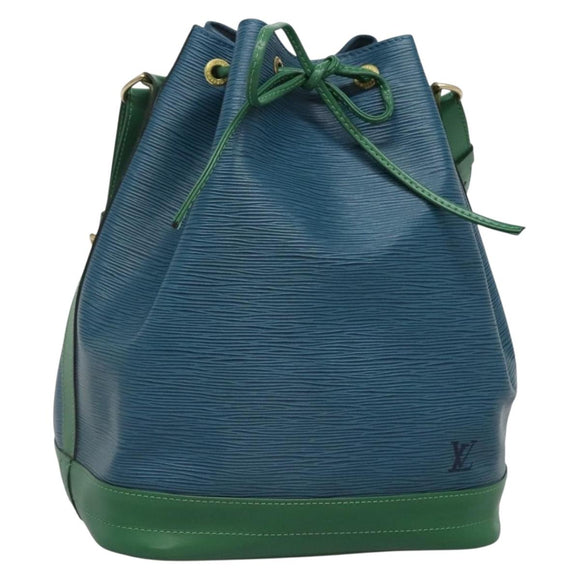 LOUIS VUITTON Epi Noe Shoulder Bag Bicolor Green Blue M44044 LV Auth 132146