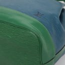 LOUIS VUITTON Epi Noe Shoulder Bag Bicolor Green Blue M44044 LV Auth 132146-9