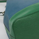 LOUIS VUITTON Epi Noe Shoulder Bag Bicolor Green Blue M44044 LV Auth 132146-14