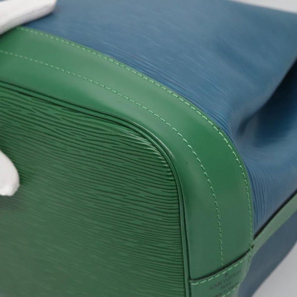 LOUIS VUITTON Epi Noe Shoulder Bag Bicolor Green Blue M44044 LV Auth 132146