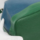 LOUIS VUITTON Epi Noe Shoulder Bag Bicolor Green Blue M44044 LV Auth 132146-16