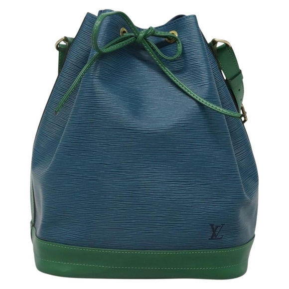 LOUIS VUITTON Epi Noe Shoulder Bag Bicolor Green Blue M44044 LV Auth 132146