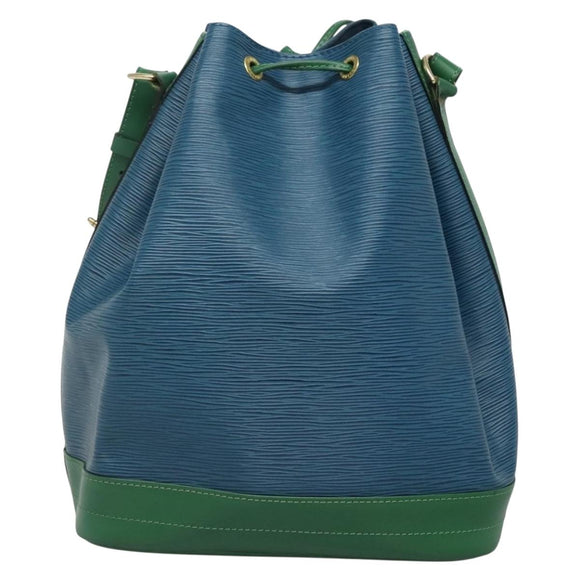 LOUIS VUITTON Epi Noe Shoulder Bag Bicolor Green Blue M44044 LV Auth 132146
