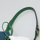 LOUIS VUITTON Epi Noe Shoulder Bag Bicolor Green Blue M44044 LV Auth 132146-8