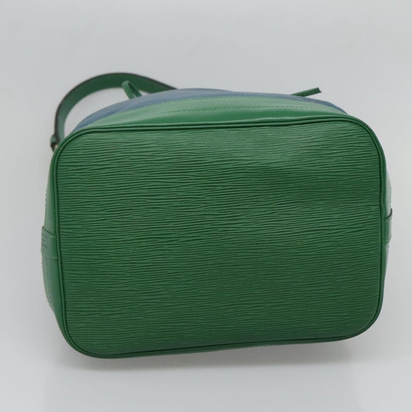 LOUIS VUITTON Epi Noe Shoulder Bag Bicolor Green Blue M44044 LV Auth 132146