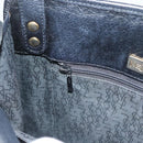 SAINT LAURENT Shoulder Bag Leather Black Gold Auth 132147-20