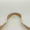 CELINE Macadam Canvas Shoulder Bag Beige Gold Auth 132148-14