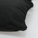 PRADA Shoulder Bag Nylon Black Silver Auth 132150-8