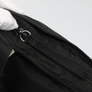 PRADA Shoulder Bag Nylon Black Silver Auth 132150-10