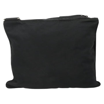 PRADA Shoulder Bag Nylon Black Silver Auth 132150 - 0