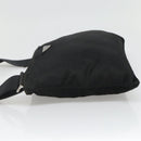 PRADA Shoulder Bag Nylon Black Silver Auth 132150-4