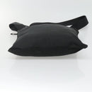 PRADA Shoulder Bag Nylon Black Silver Auth 132150-5