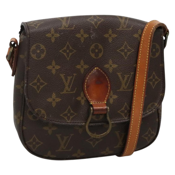 LOUIS VUITTON Monogram Saint Cloud MM Shoulder Bag M51243 LV Auth 132152