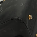 MCM Vicetos Logogram Hand Bag PVC Black Gold Auth 132159-15