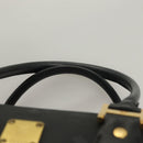 MCM Vicetos Logogram Hand Bag PVC Black Gold Auth 132159-8