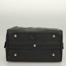 MCM Vicetos Logogram Hand Bag PVC Black Gold Auth 132159-5