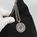 BVLGARI Logo Mania Shoulder Bag Canvas Black Silver Auth 132165-10