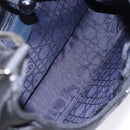 Christian Dior Maris Pearl Shoulder Bag Nylon Navy Silver Auth 132171-11