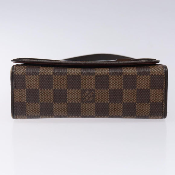 LOUIS VUITTON Damier Ebene Tribeca Mini Shoulder Bag N51162 LV Auth 132175