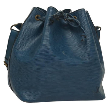 LOUIS VUITTON Epi Petit Noe Shoulder Bag Blue M44105 LV Auth 132176