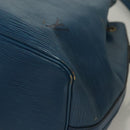 LOUIS VUITTON Epi Petit Noe Shoulder Bag Blue M44105 LV Auth 132176-11