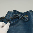 LOUIS VUITTON Epi Petit Noe Shoulder Bag Blue M44105 LV Auth 132176-15