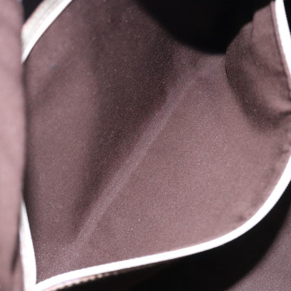 GUCCI GG Canvas Guccissima Horsebit Tote Bag White Gold 145993 Auth 132199