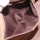 GUCCI Tote Bag Leather Beige Silver 002 1135 Auth 132207-19